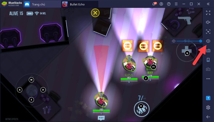 Bullet Echo: Cấu hình Game Controls, tối ưu hóa di chuyển và hành động