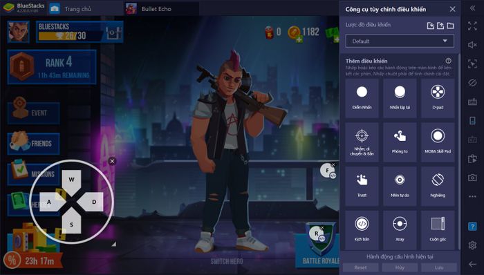 Bullet Echo: Cài đặt Game Controls, tối ưu di chuyển và hành động