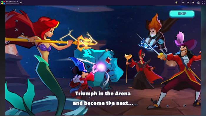 Cách chơi Disney Sorcerer’s Arena trên đám mây qua BlueStacks X