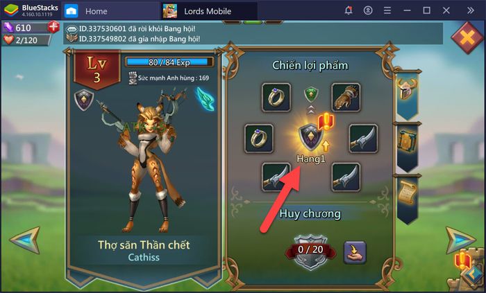 Hướng dẫn chơi chế độ Anh Hùng trong Lords Mobile