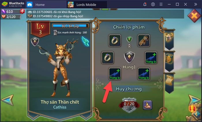 Hướng dẫn chơi chế độ Anh Hùng trong Lords Mobile