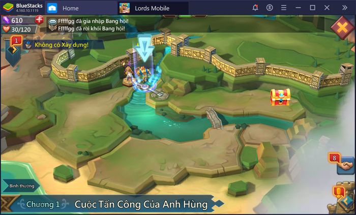 Hướng dẫn chơi chế độ Anh Hùng trong Lords Mobile