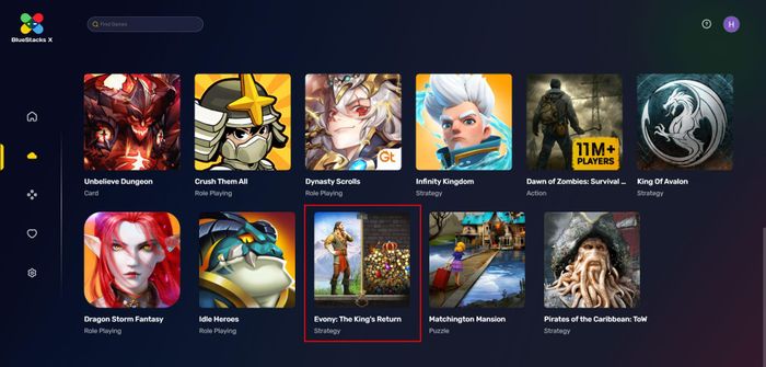 Hướng dẫn chơi Evony: The King’s Return trên đám mây với BlueStacks X