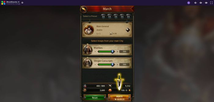 Cách chơi Evony: The King’s Return trên đám mây với BlueStacks X