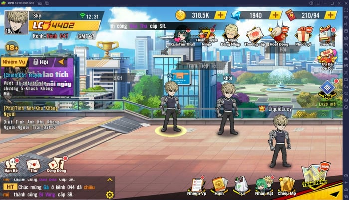 Cách sửa lỗi không chơi được One Punch Man: The Strongest trên BlueStacks