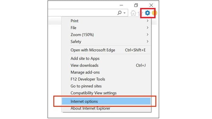 Cách thay đổi font chữ trên Windows 10 trong Internet Explorer