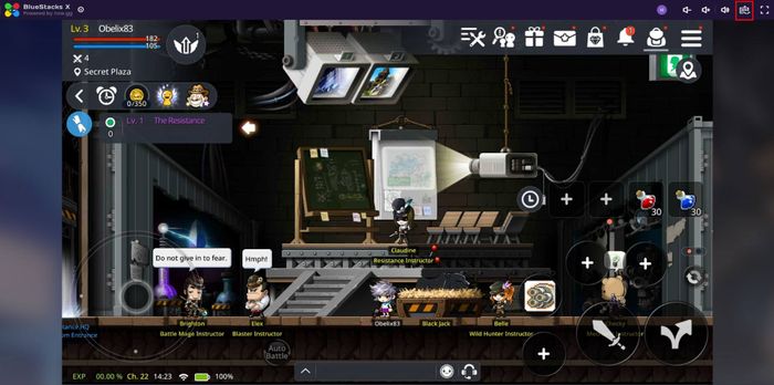 Chơi MapleStory M trên đám mây với BlueStacks X