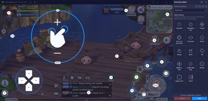 Hướng dẫn cách sử dụng Game Controls để chơi Ragnarok X: Next Generation như trên máy tính