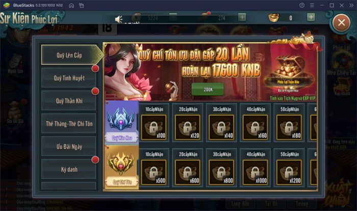 Xây dựng ước mơ trở thành bá chủ Tam Quốc trên máy tính với BlueStacks