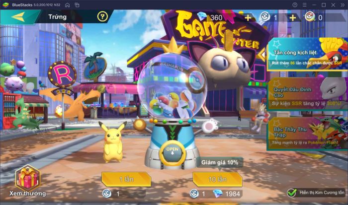 Hướng dẫn cách nâng cấp và tiến hóa Pokemon trong Bảo Bối Huyền Thoại