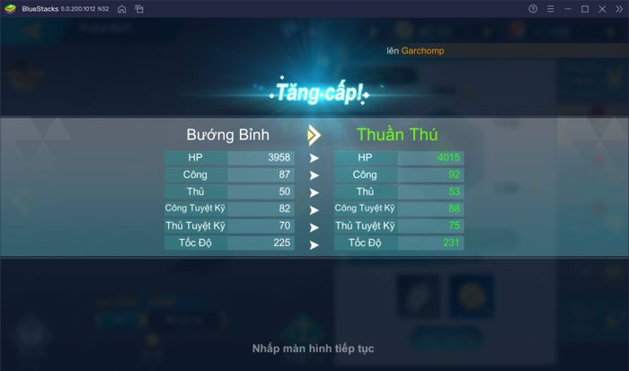 Hướng dẫn nâng cấp và tiến hóa Pokemon trong Bảo Bối Huyền Thoại
