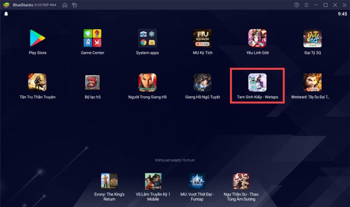 Trải nghiệm game Tam Sinh Kiếp trên máy tính với BlueStacks