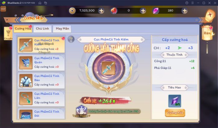 Cách nâng cấp nhân vật và gia tăng sức mạnh chiến đấu trong Yêu Linh Giới