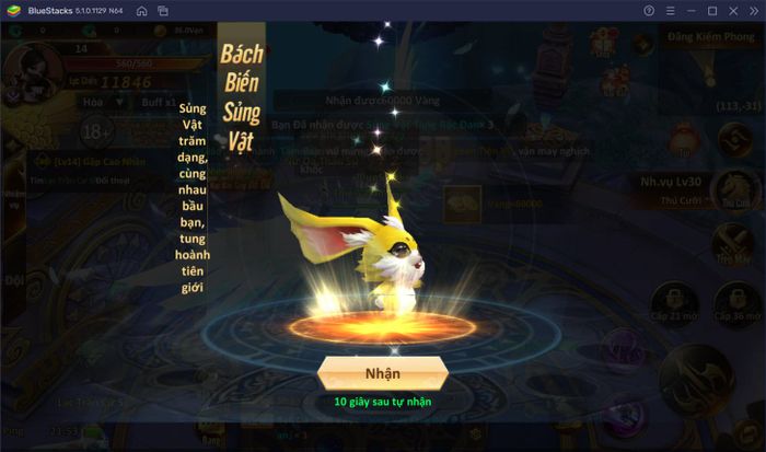 Trải nghiệm Tam Sinh Kiếp trên máy tính với BlueStacks