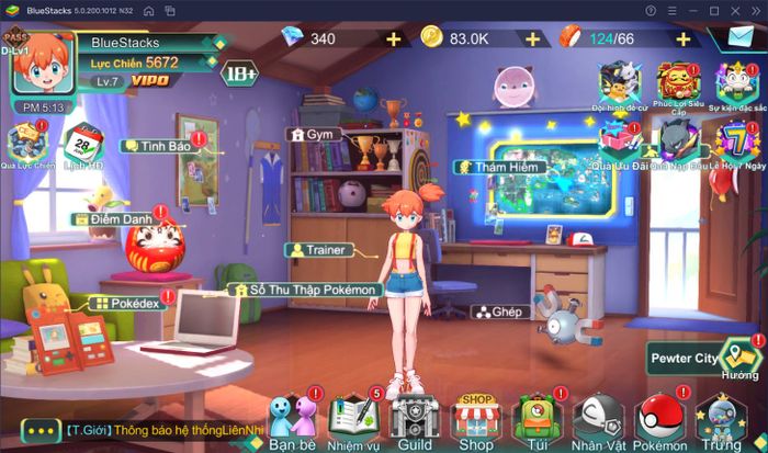 Hướng dẫn thủ thuật nâng cấp và tiến hóa Pokemon trong game Bảo Bối Huyền Thoại