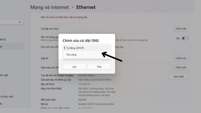 Cách thay đổi DNS Google trên Windows 11