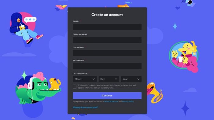 Cách thiết lập tài khoản Discord của bạn