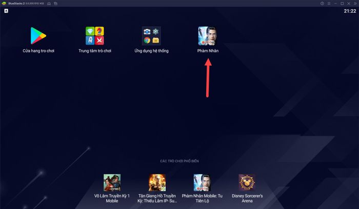 Hướng dẫn sử dụng nhiều tài khoản trong game Phàm Nhân Mobile với BlueStacks