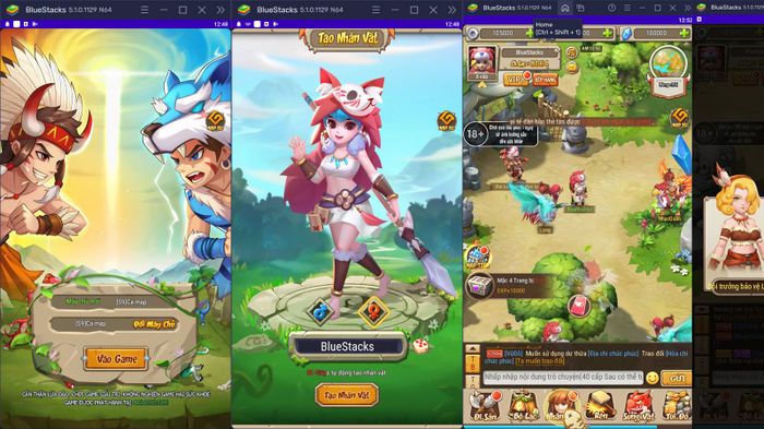 Khám phá game Bộ Lạc H5 vui nhộn trên máy tính cùng BlueStacks