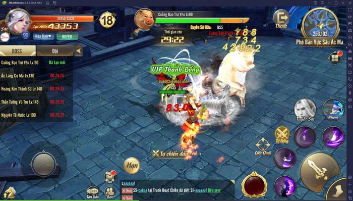 Hướng dẫn chơi game Hỗn Độn Đại Lục trên máy tính cho người mới