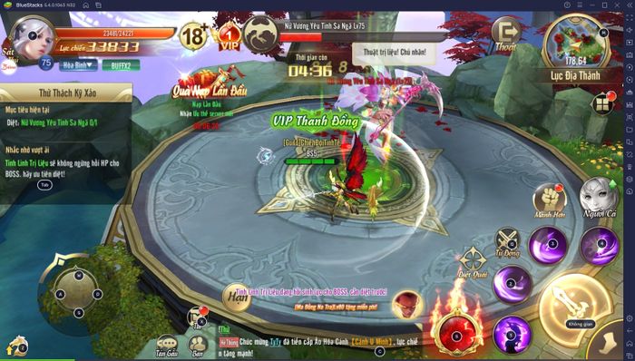 Hướng dẫn chơi game Hỗn Độn Đại Lục trên máy tính cho người mới