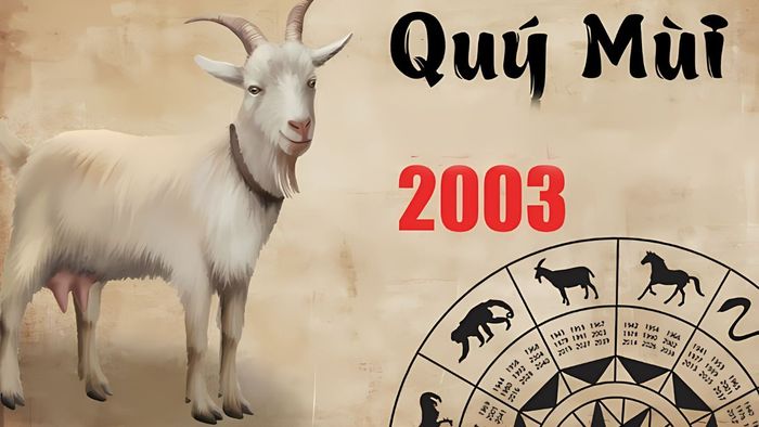 2003 sinh năm nào, thuộc mệnh và cung gì?