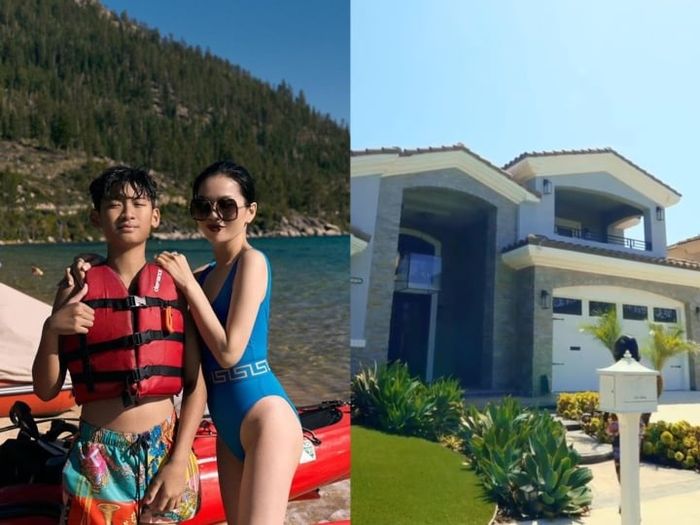 Lệ Quyên đã đầu tư vào một căn biệt thự tại Mỹ trị giá 1,5 triệu USD để con trai có điều kiện du học.