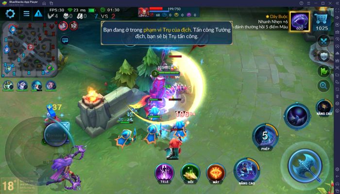 Trải nghiệm game MOBA mới Loạn Chiến Mobile trên PC cùng BlueStacks