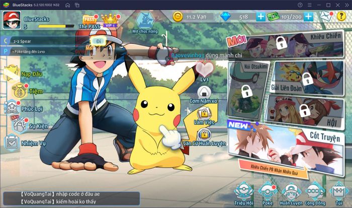 Trở thành nhà huấn luyện vĩ đại trong Cuộc Chiến Pokemon trên PC