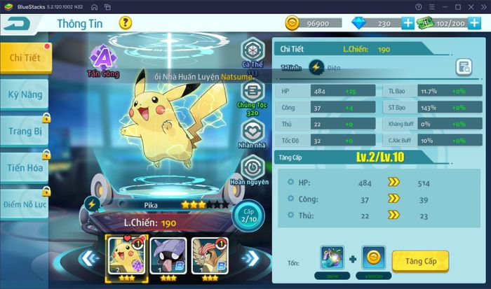 Trở thành nhà huấn luyện vĩ đại trong Cuộc Chiến Pokemon trên PC