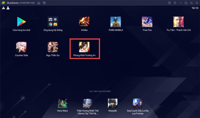 Chơi game Phong Khởi Trường An trên PC với BlueStacks