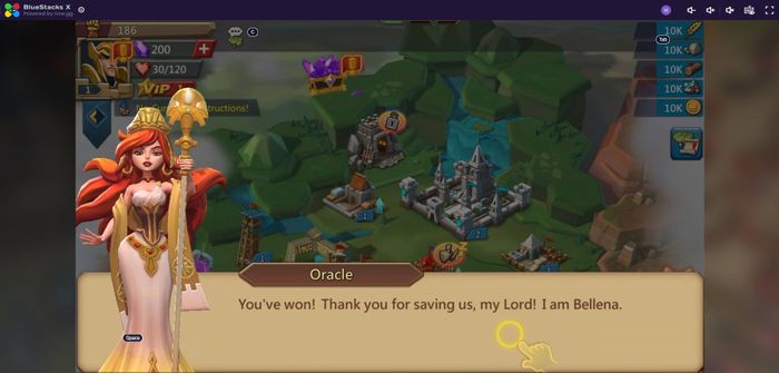 Hướng dẫn chơi Lords Mobile - Gamota trên đám mây với BlueStacks X