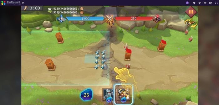 Hướng dẫn cách chơi Lords Mobile - Gamota trên đám mây với BlueStacks X