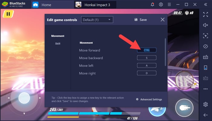 Cấu hình Game Controls tối ưu khi chơi Honkai Impact 3