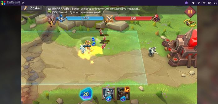 Hướng dẫn cách chơi Lords Mobile - Gamota trên đám mây với BlueStacks X