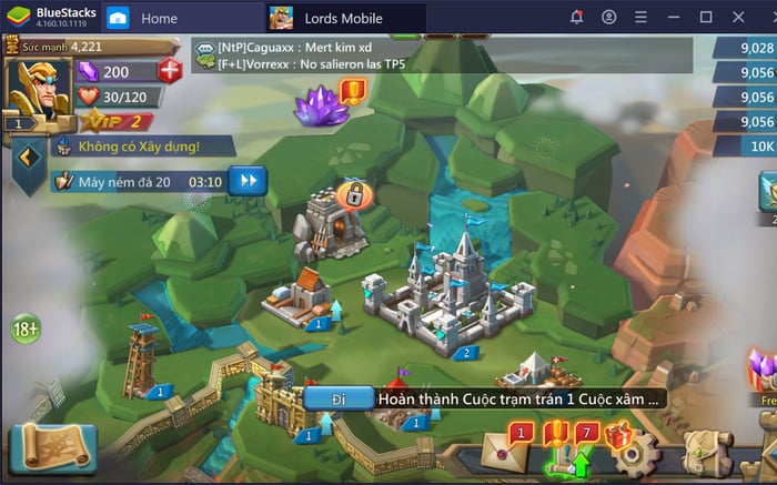 Khám phá hệ thống nhiệm vụ và cách chơi cơ bản trong Lords Mobile - Gamota