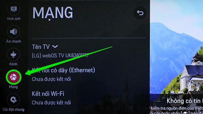 Kiểm tra kết nối Wi-Fi của TV và điện thoại