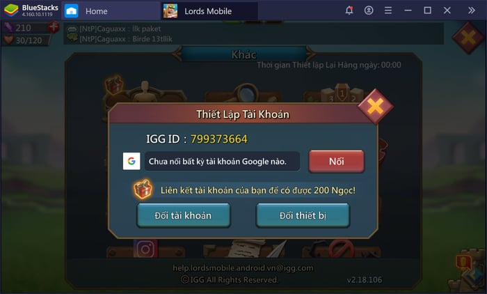 Khám phá hệ thống nhiệm vụ và cách chơi cơ bản trong Lords Mobile