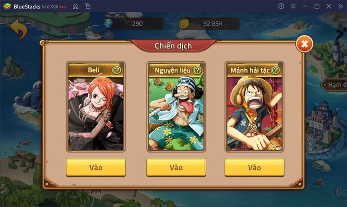 Truy tìm kho báu One Piece và trở thành Huyền Thoại Hải Tặc cùng BlueStacks