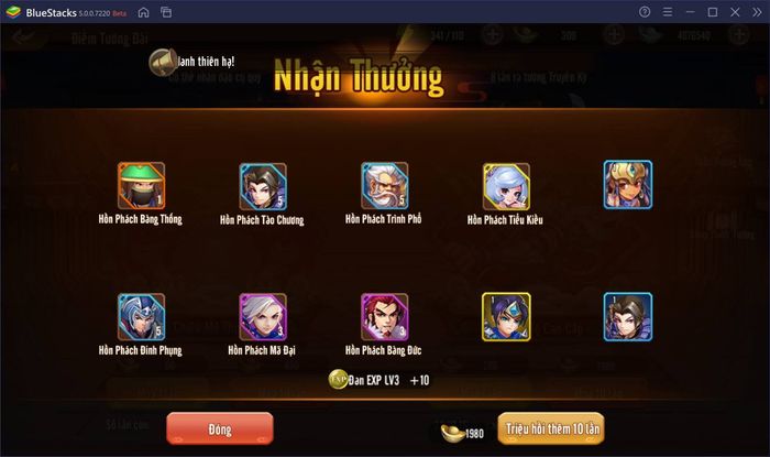 Cách chiến thắng ải 3 sao nhanh trong Long Tướng 3Q