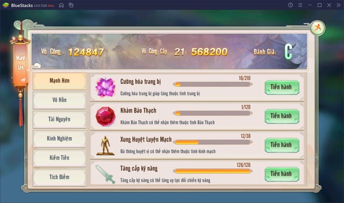 Bí quyết leo level nhanh trong game Hiệp Nghĩa Giang Hồ