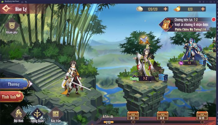 Hướng dẫn cho game thủ mới chơi Huyễn Tưởng Tam Quốc trên PC