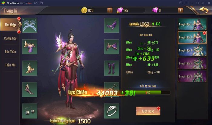 Hướng dẫn nâng cấp và tối ưu hóa nhân vật trong Vương Thần Mobile