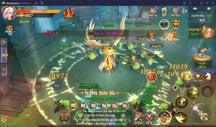 Tham gia cuộc phiêu lưu vô tận trong Vương Thần Mobile với BlueStacks