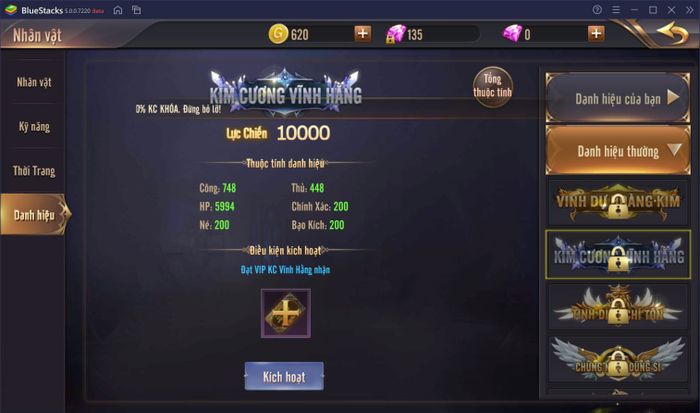 Hướng dẫn nâng cấp và tăng cường sức mạnh nhân vật trong Vương Thần Mobile