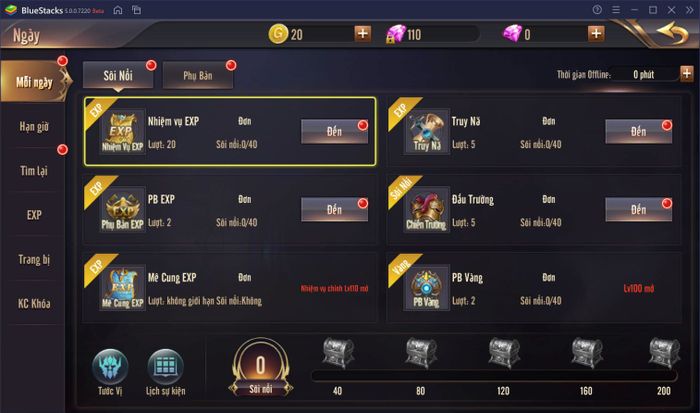 Hướng dẫn cách nâng cấp và gia tăng sức mạnh nhân vật trong Vương Thần Mobile