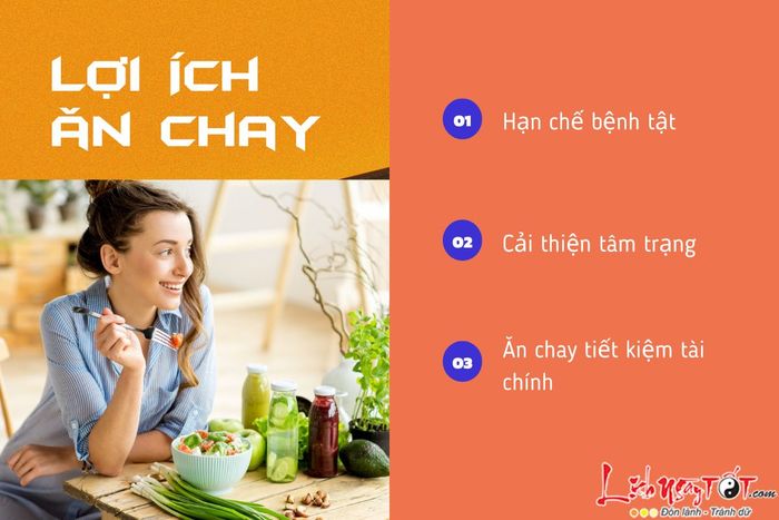 Lợi ích của chế độ ăn chay