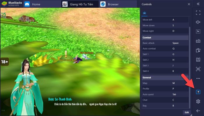 Giang Hồ Tu Tiên: Trở thành cao thủ PK với tính năng Keymapping của BlueStacks