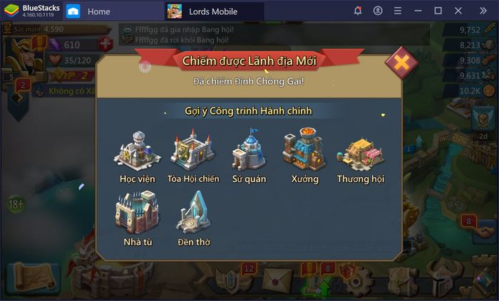 Khám phá thế giới anh hùng trong Lords Mobile qua BlueStacks