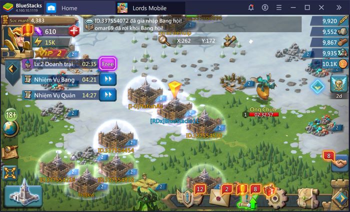 Khám phá thế giới anh hùng đầy kỳ diệu trong Lords Mobile với BlueStacks